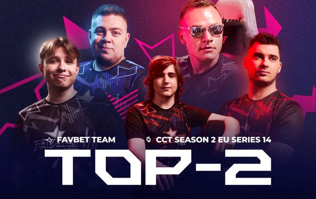 Українці FAVBET Team посіли друге місце на CCT Season 2 Series 140