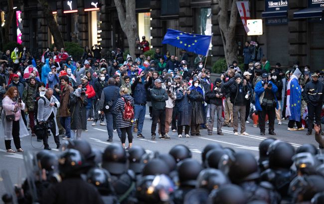 Протести у Грузії 28 листопада почилась через відмову євроінтеграції 1