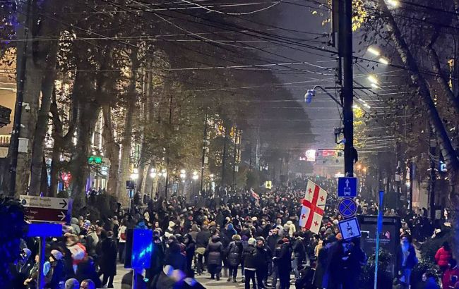 Протести в Тбілісі - до акції приєдналися держслужбовці, сутички наразі відсутні 1