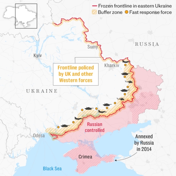 Розміщення миротворців в Україні - Макрон і Стармер обговорюють відправку військ 2