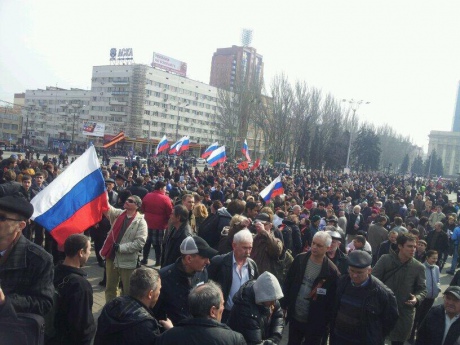 6 квітня 2014 року проросійські сепаратисти захопили будівлю Донецької ОДА - хроніка подій 4