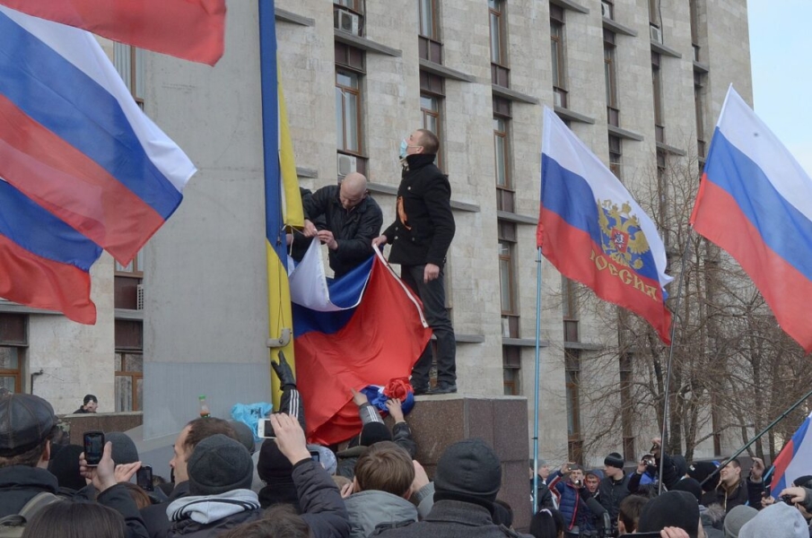 6 квітня 2014 року проросійські сепаратисти захопили будівлю Донецької ОДА - хроніка подій 2