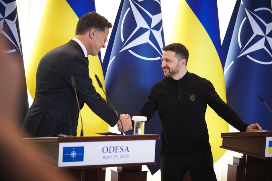 Марк Рютте приїхав в Україну 15 квітня - генсек НАТО та Зеленський відвідали Одесу 2