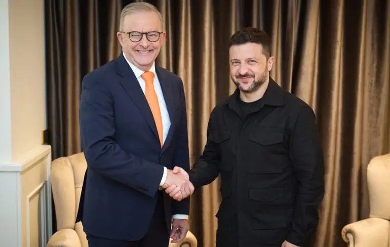Австралія передає танки Україні - Зеленський провів зустріч з прем'єром Албенізі 1