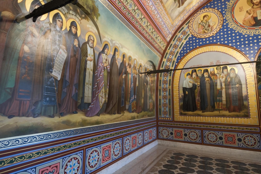 Києво-Печерська лавра - Московський патріархат зобразив покровителя ядерки на фресках 2