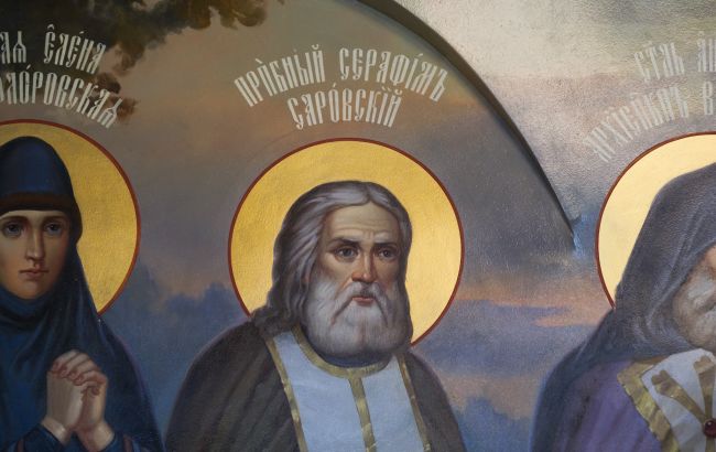 Києво-Печерська лавра - Московський патріархат зобразив покровителя ядерки на фресках 1