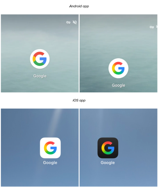 Новий логотип Google ‒ градієнт і фірмові кольори 3