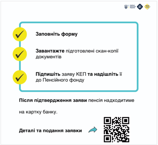 Пенсійні виплати 2025 - як перевести пенсію з пошти на картку банку онлайн, інструкція, відео 5
