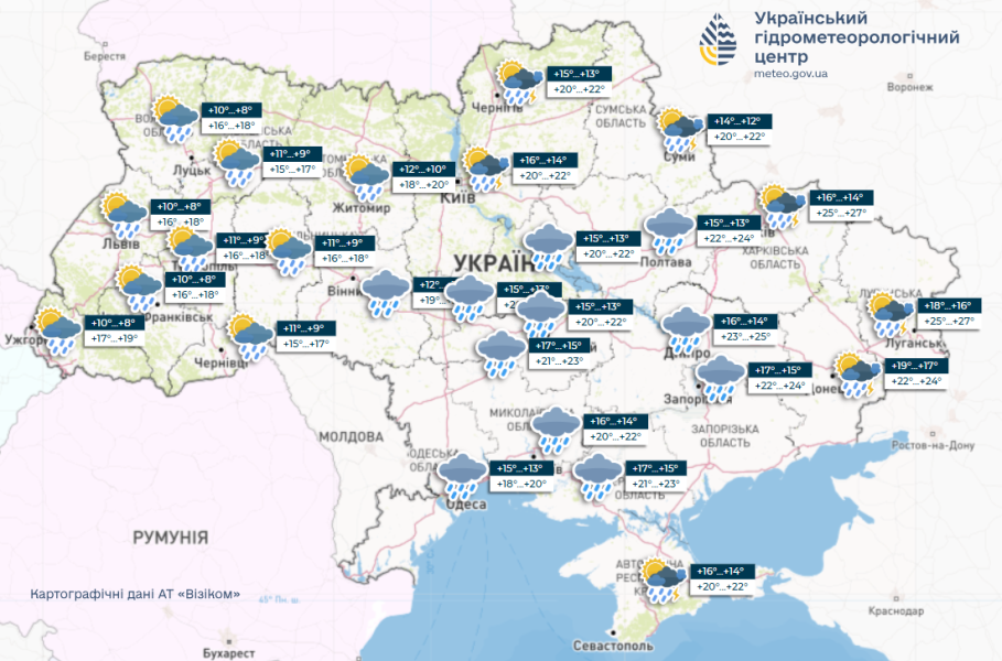 Погода на тиждень в Україні - чи чекати дощів і похолодання 26-30 травня 10