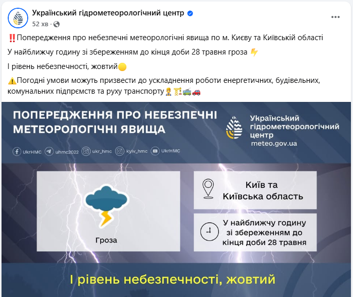 Погода у Києві та області сьогодні несе грозу і небезпеку для водіїв - поради поліції, прогноз 4
