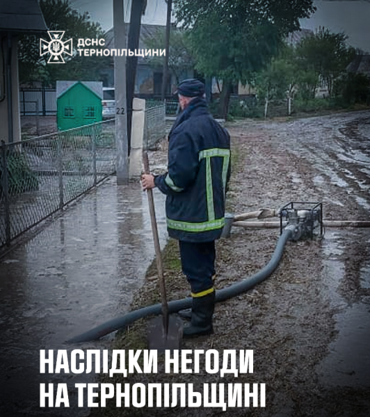 Погода в Тернопільській області принесла зливи, грози, град і вітер - наслідки негоди, фото ДСНС, прогноз 6