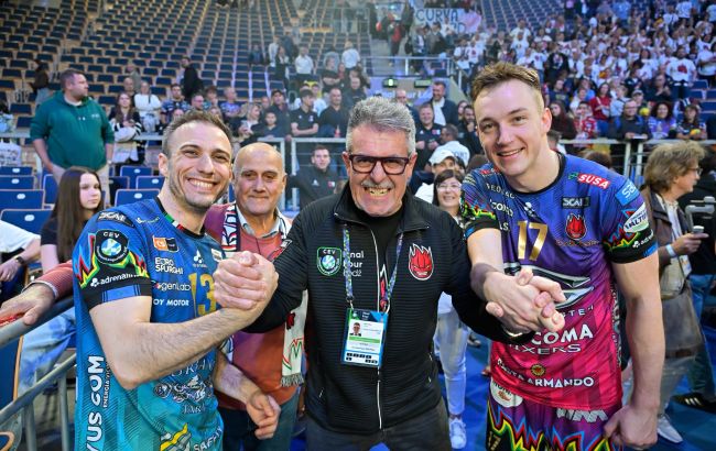 Українець Плотницький виграв волейбольну Лігу чемпіонів з італійською Перуджею 1