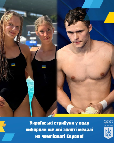 Українські стрибуни у воду вибороли дві золоті медалі на чемпіонаті Європи в Анталії 2