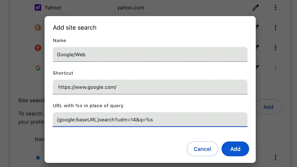Як відключити ШІ-пошук у Google - способи 2