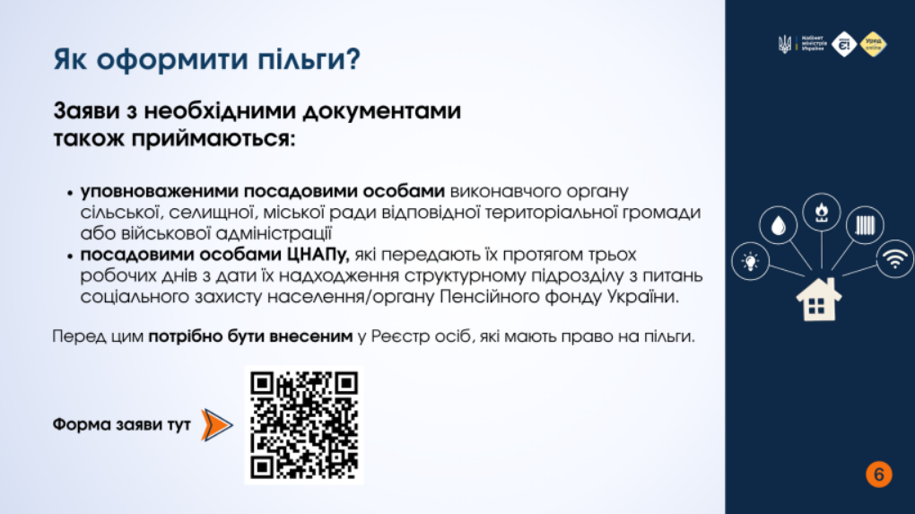 Пільги на комунальні послуги 2025 для УБД і цивільних - хто має право, як подати заяву 6