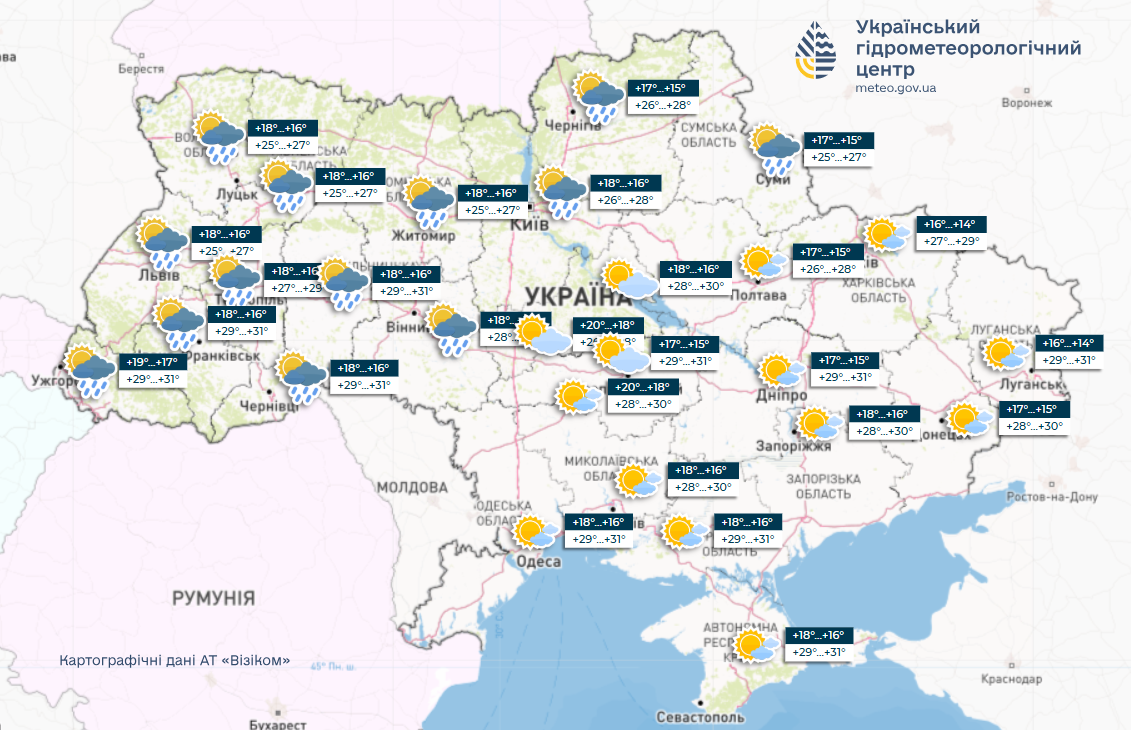 Погода в Україні на тиждень - чи чекати спеки і дощів 2-6 червня 12