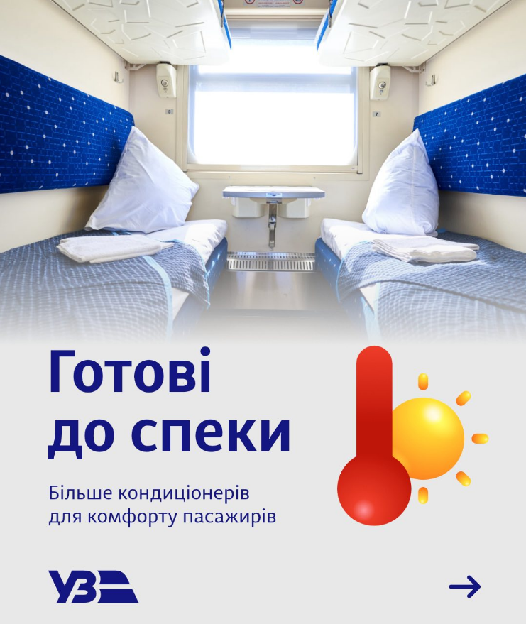 Поїзди УЗ готові до спеки влітку - що змінилось для пасажирів, як знайти вагон з кондиціонером 7