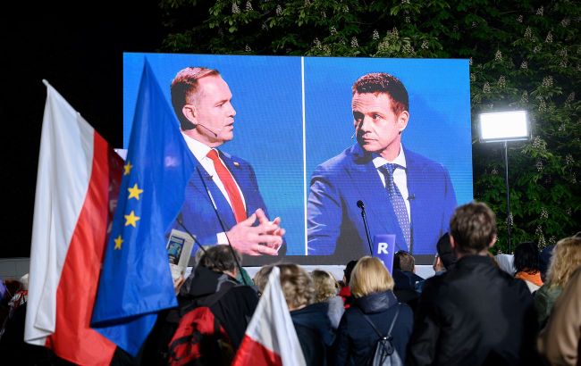 Вибори президента Польщі - дані екзит-полів, Тшасковський чи Навроцький 1