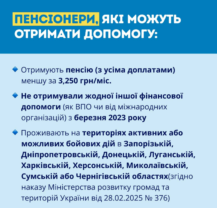 Виплати ООН пенсіонерам і людям з інвалідністю продовжили до липня 2025 - як отримати 4