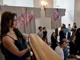 Виставка Corpori Propior стартувала в Лаврі - артінтерпретації тунік і хоругов - фото Виставка Corpori Propior стартувала в Лаврі - артінтерпретації тунік і хоругов - фото 13