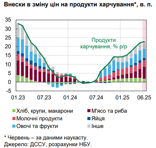 Ціни в Україні уповільнили зростання в червні 2025 року 3