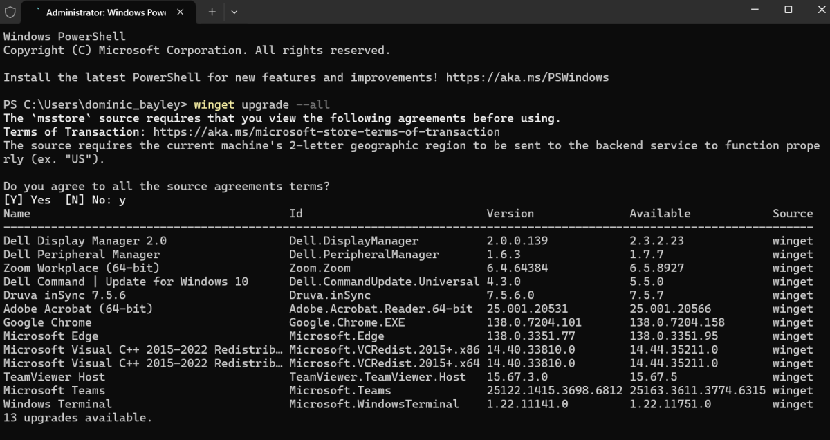 Як у Windows оновити відразу всі додатки - спосіб 2