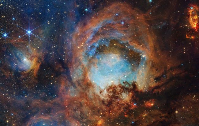 NASA показало незвичайне фото туманності Котяча Лапа - відео 1