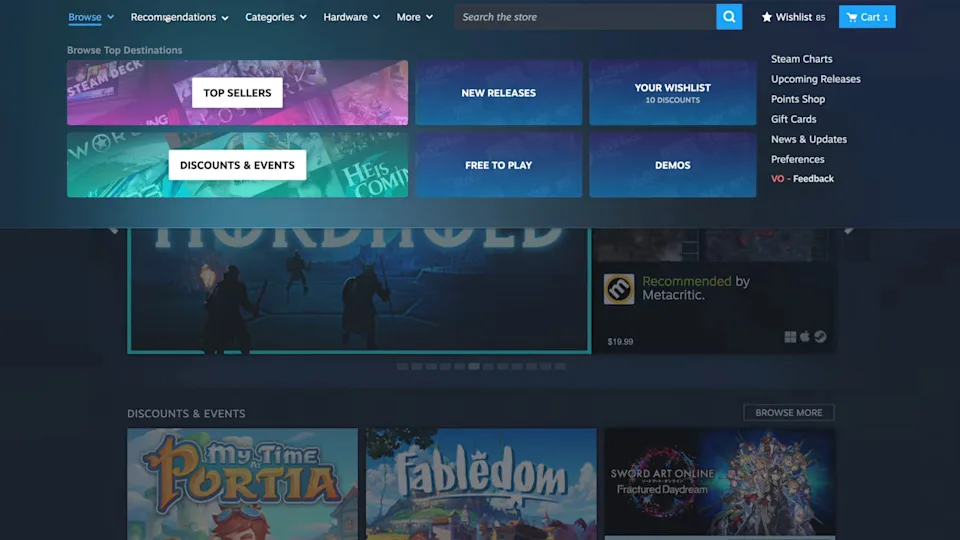 Оновлення Steam - що нового з'явилося, список 2