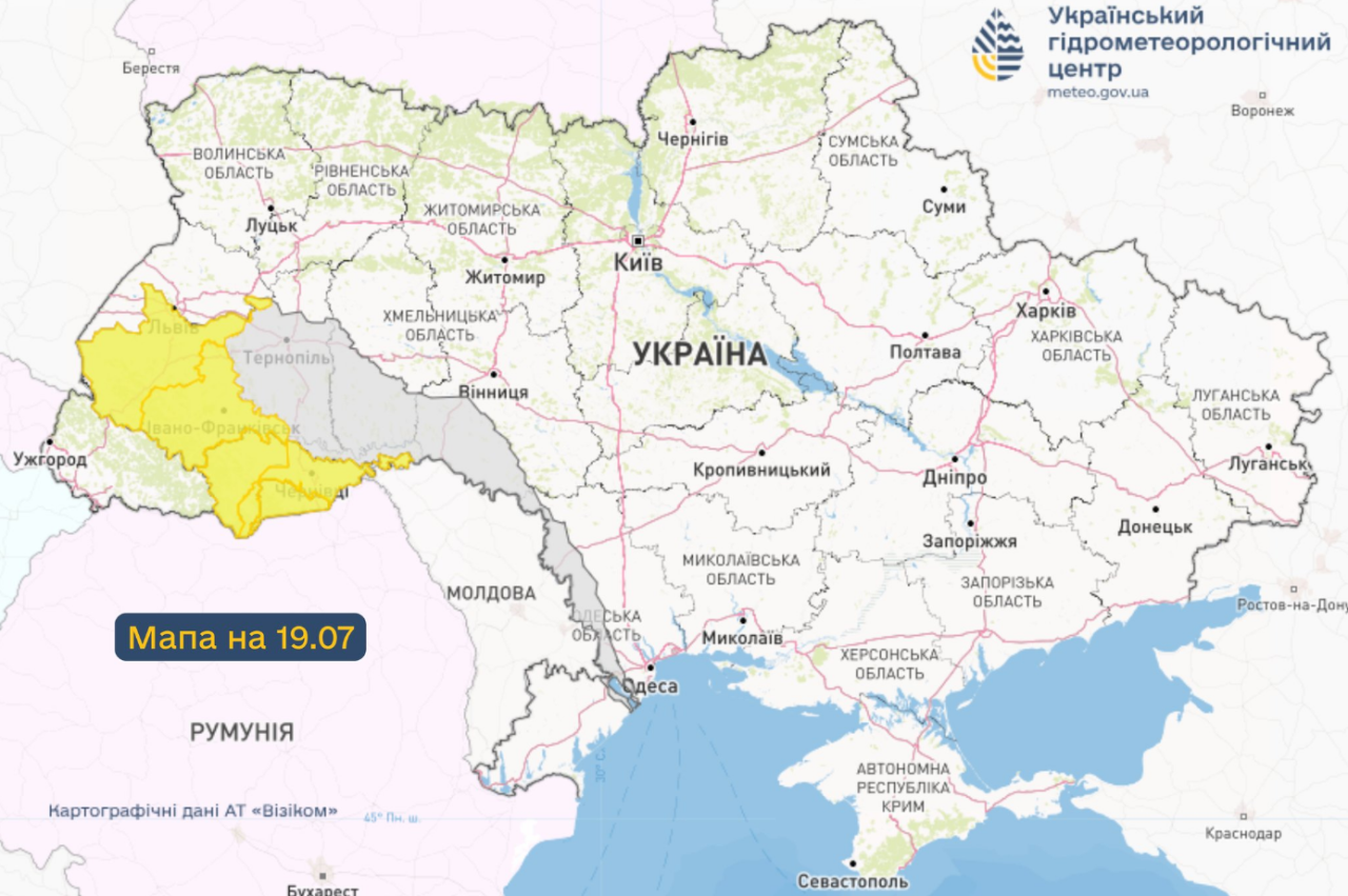 Погода в Україні і зливи можуть підняти рівень води у річках - де буде негода, прогноз 4