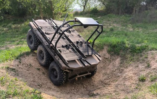 Робот Ratel H - ЗСУ використовують наземні безпілотники на фронті, відео 1