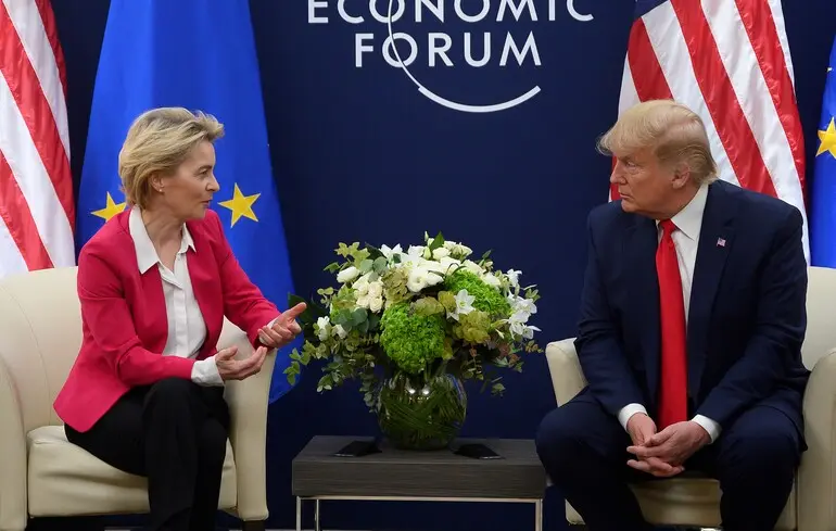 Тарифи Трампа - фон дер Ляєн зустрінеться з президентом США 1