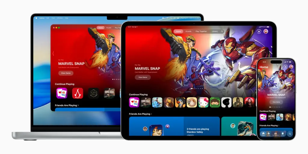 В iOS 26 з'являться додатки Apple Games і Preview 3
