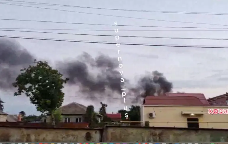 Атака БпЛА на частину у Слов'янську-на-Кубані — відео — новини Росія 1