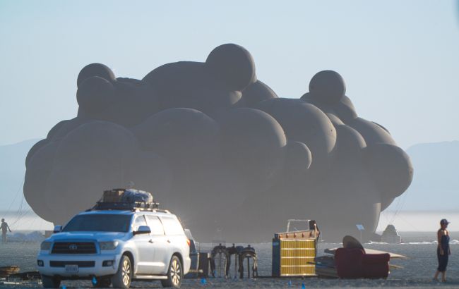 Burning Man 2025 - українську Чорну Хмару знищила стихія 5
