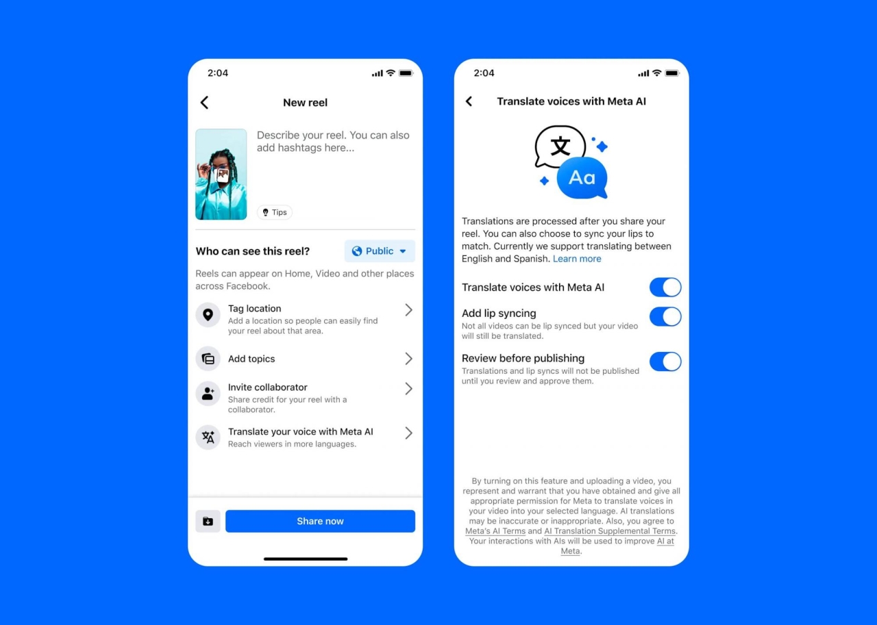 Facebook та Instagram отримали функцію миттєвого перекладу 2