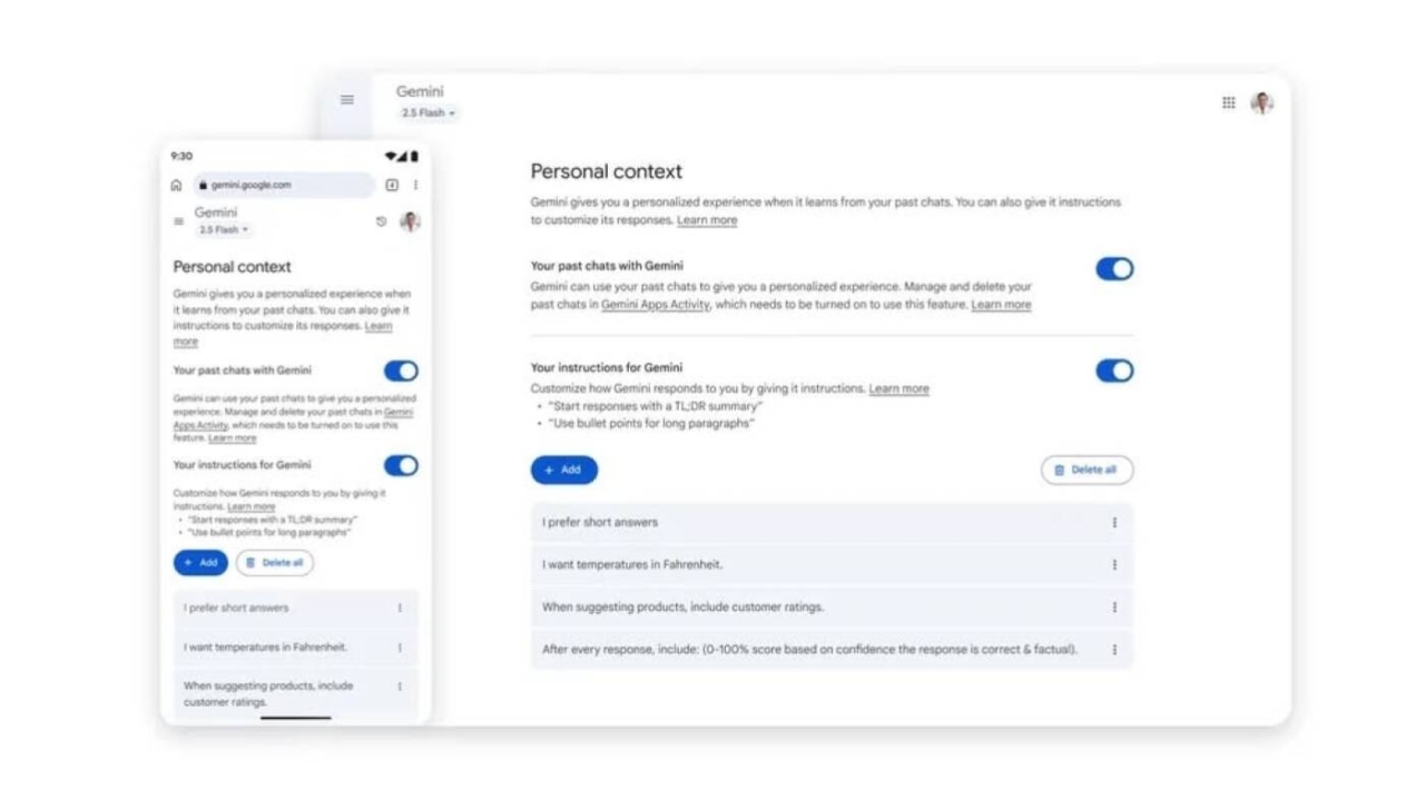 Google Gemini - як заборонити зберігати старі чати 2