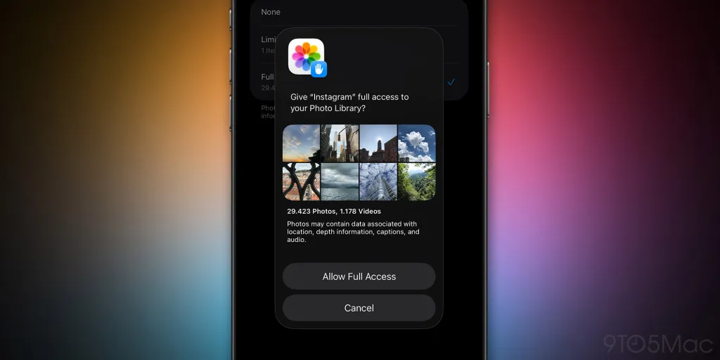 Як на iPhone обмежити доступ до фото для додатків - спосіб 2