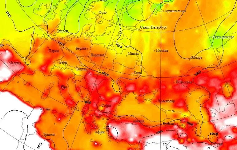 Липень 2025 став третім найспекотнішим у світі – перевищено кліматичну норму 1