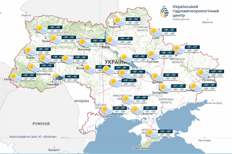 Погода в Україні 5 серпня - де буде найспекотніше 2