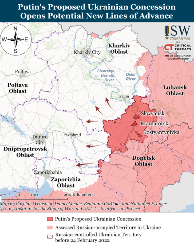 Путін хоче отримати частину територій України - в ISW оцінили вплив на фронт 3