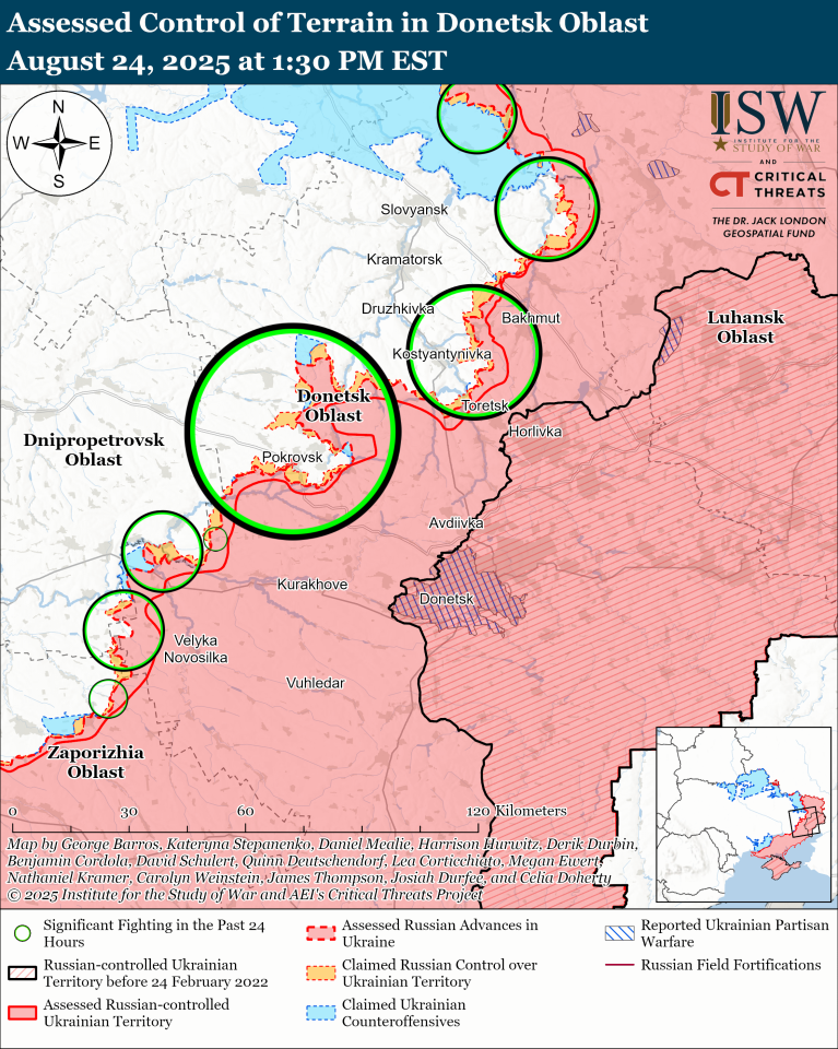 Ситуація на фронті - ISW показав карти боїв 12