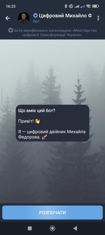 Цифровий Михайло Федоров запрацював в Україні - які функції доступні у чатботі 2