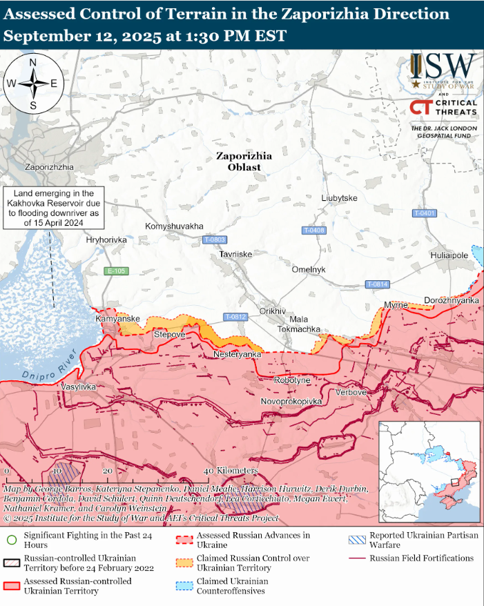Ситуація на фронті 12 вересня - ISW 12