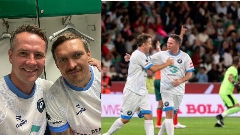 Усик вразив Майкла Оуена на футбольному матчі легенд 2