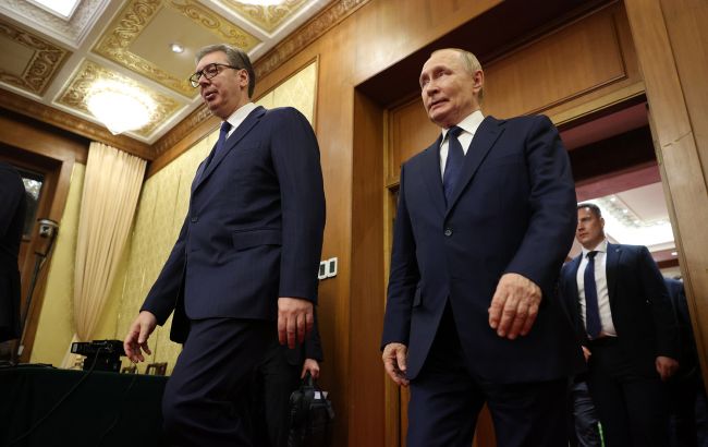 Вучич заявив Путіну про складнощі для Сербії через війну Росії проти України 1