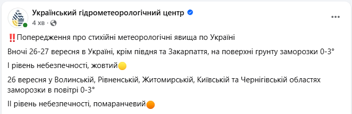 Заморозки в Україні можуть бути на грунті і в повітрі - похолодання, коли мороз, прогноз погоди 7