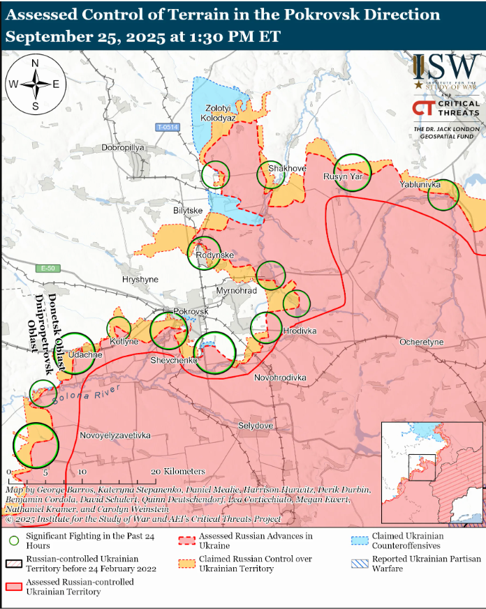 Звіт ISW 26 вересня - Куп'янськ під контролем ЗСУ 9