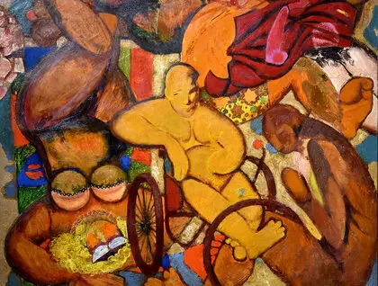 100-річчя Віктора Зарецького святкують у музеї Шевченка - шедеври і легенди - фоторепортаж 136
