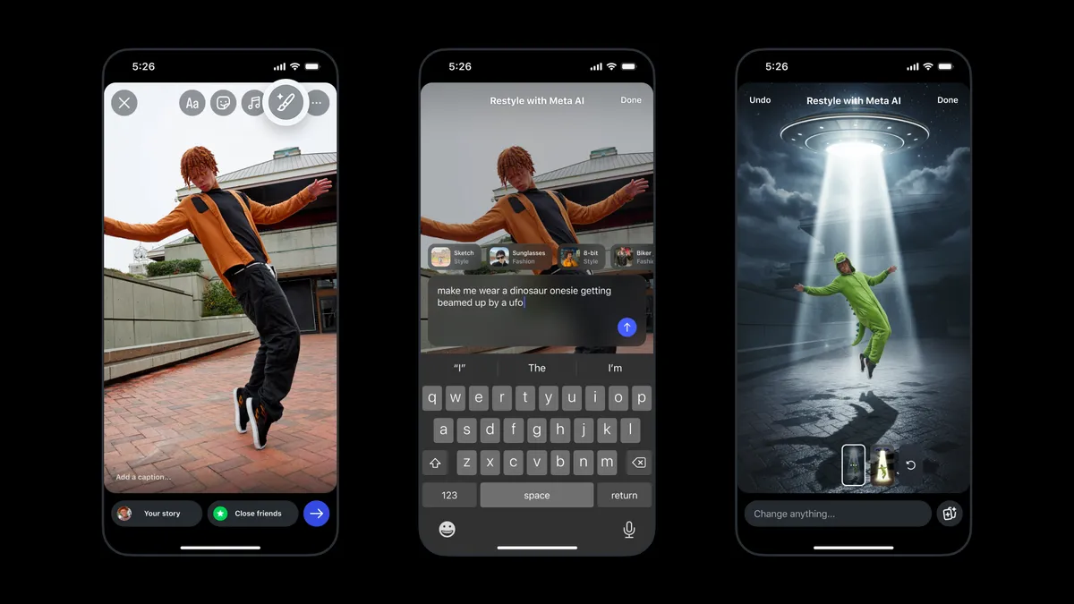 Історії в Instagram тепер можна редагувати за допомогою ШІ Історії в Instagram тепер можна редагувати за допомогою ШІ 3