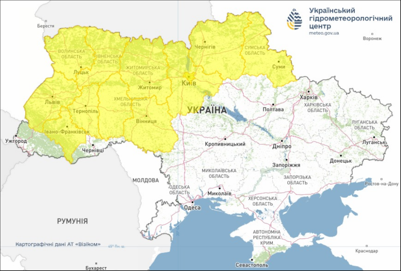 Небезпечні пориви вітру сьогодні й завтра будуть у різних областях України - прогноз погоди, Київ 7